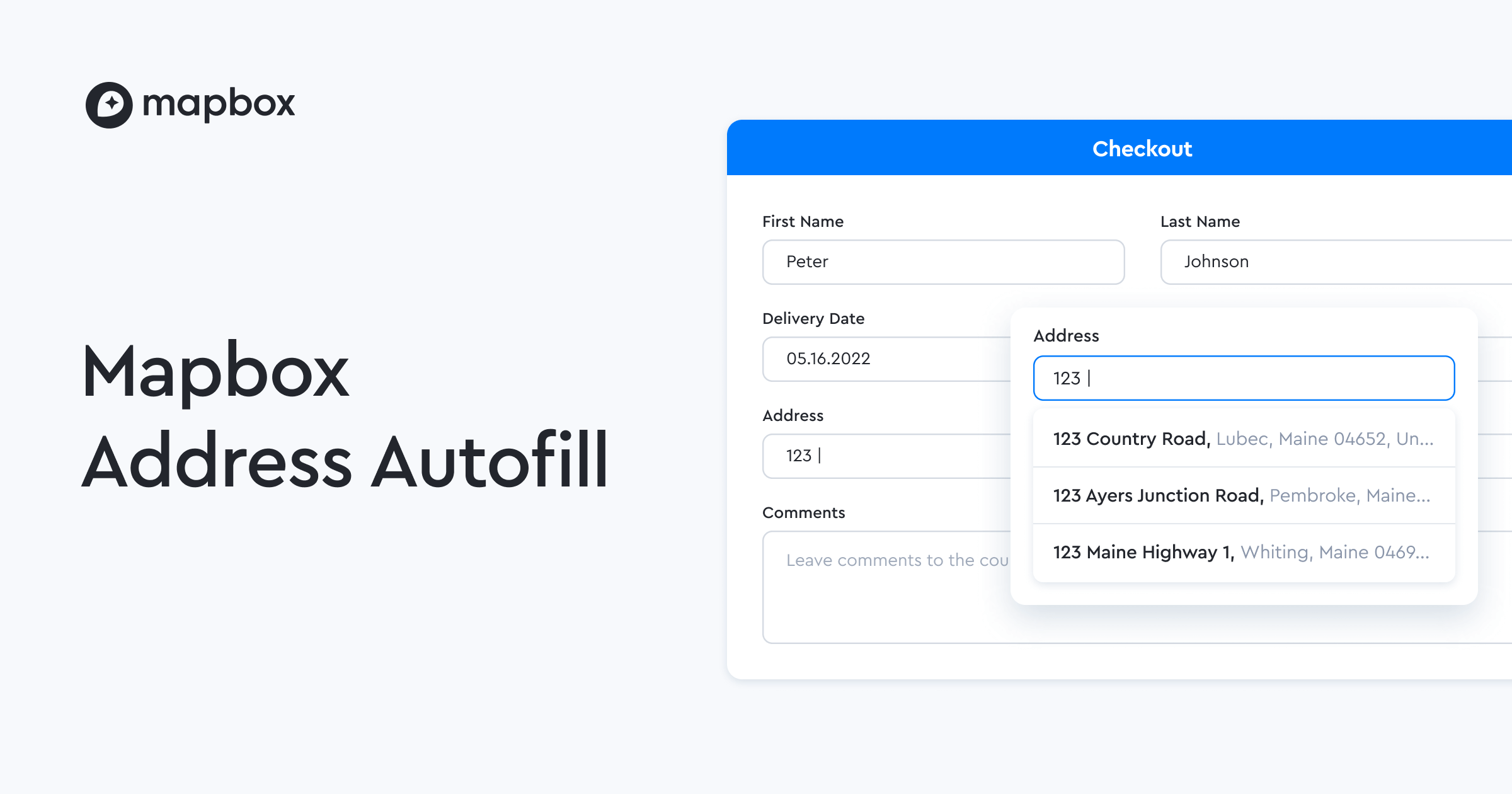 Address Autocomplete