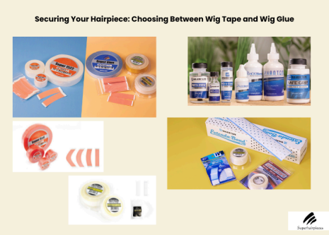Securing Your Hairpiece: Choosing Between Wig Tape and Wig Glue