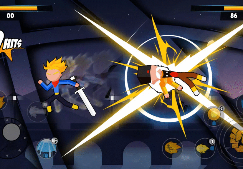 stickman dragon fight