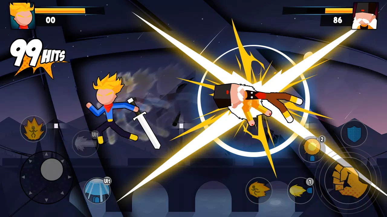 stickman dragon fight