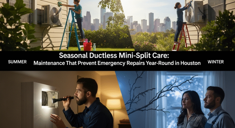 Seasonal Ductless Mini-Split Care: Maintenance Tasks That Prevent Emergency Repairs Year-Round in Houston