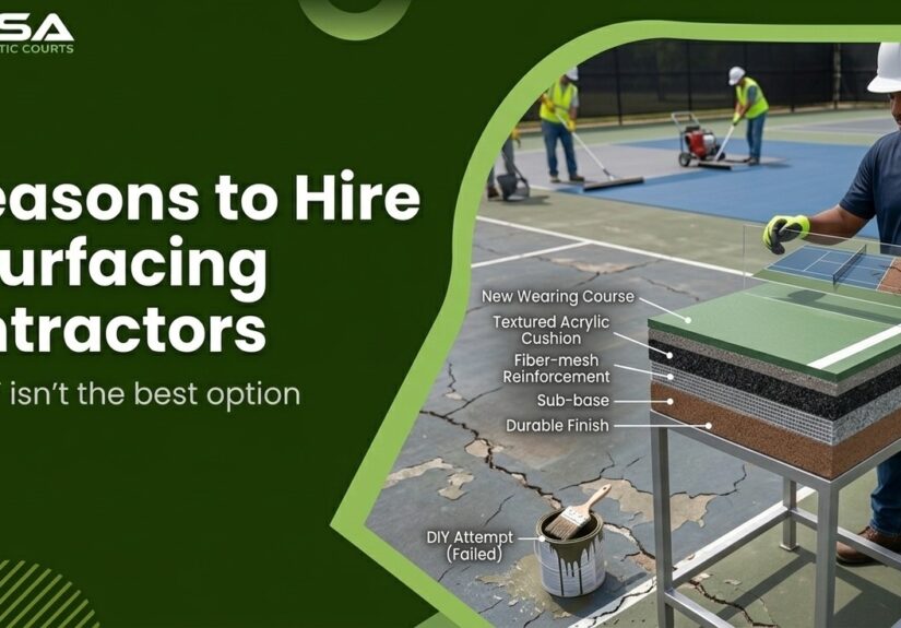 Tennis Court Resurfacing